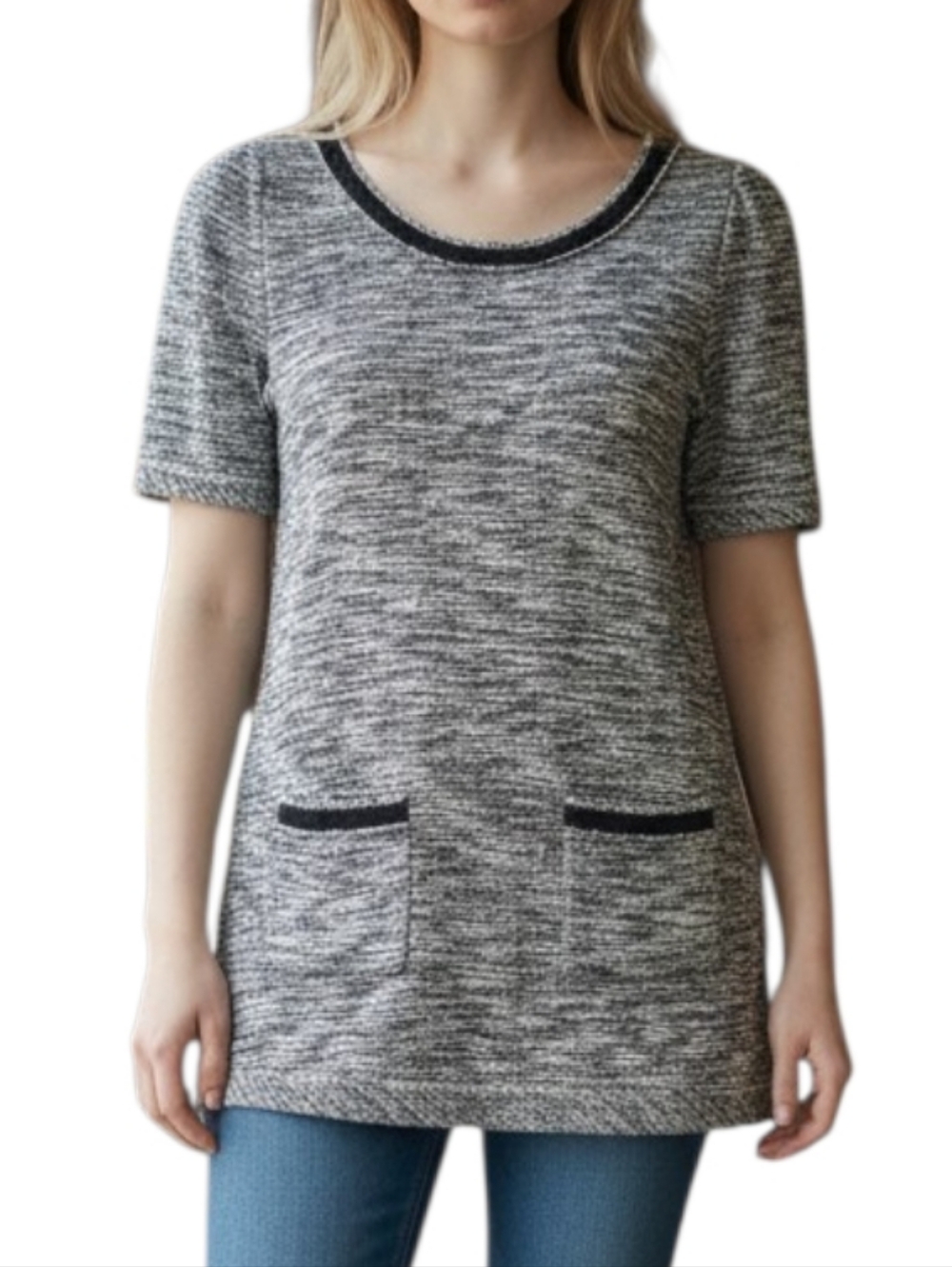 Anthropologie Postmark Tunic Dress Boucle Tweed Size S
